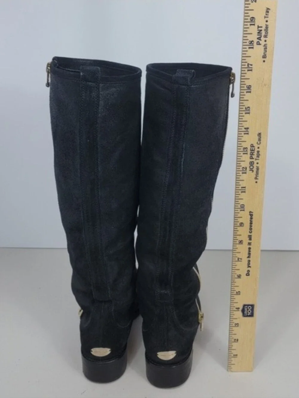 Jimmy Choo Black Over-the-Knee Suede Boots